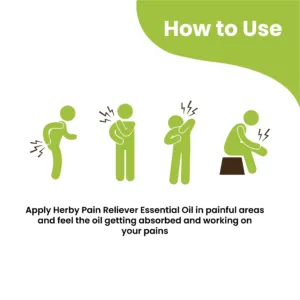 How to use instruction for pain oil 25ml